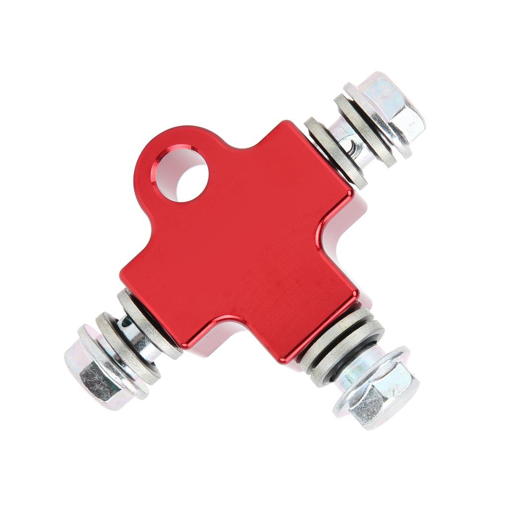 Tee Connector Coupling 3‑Way Tubing Hose Steel   for Motorcycle ATV Modification
