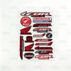 FOR CBR650R Motorcycle Reflective Stickers Waterproof Decals for Helmet Scooter Fuel Tank Toolbox Racing