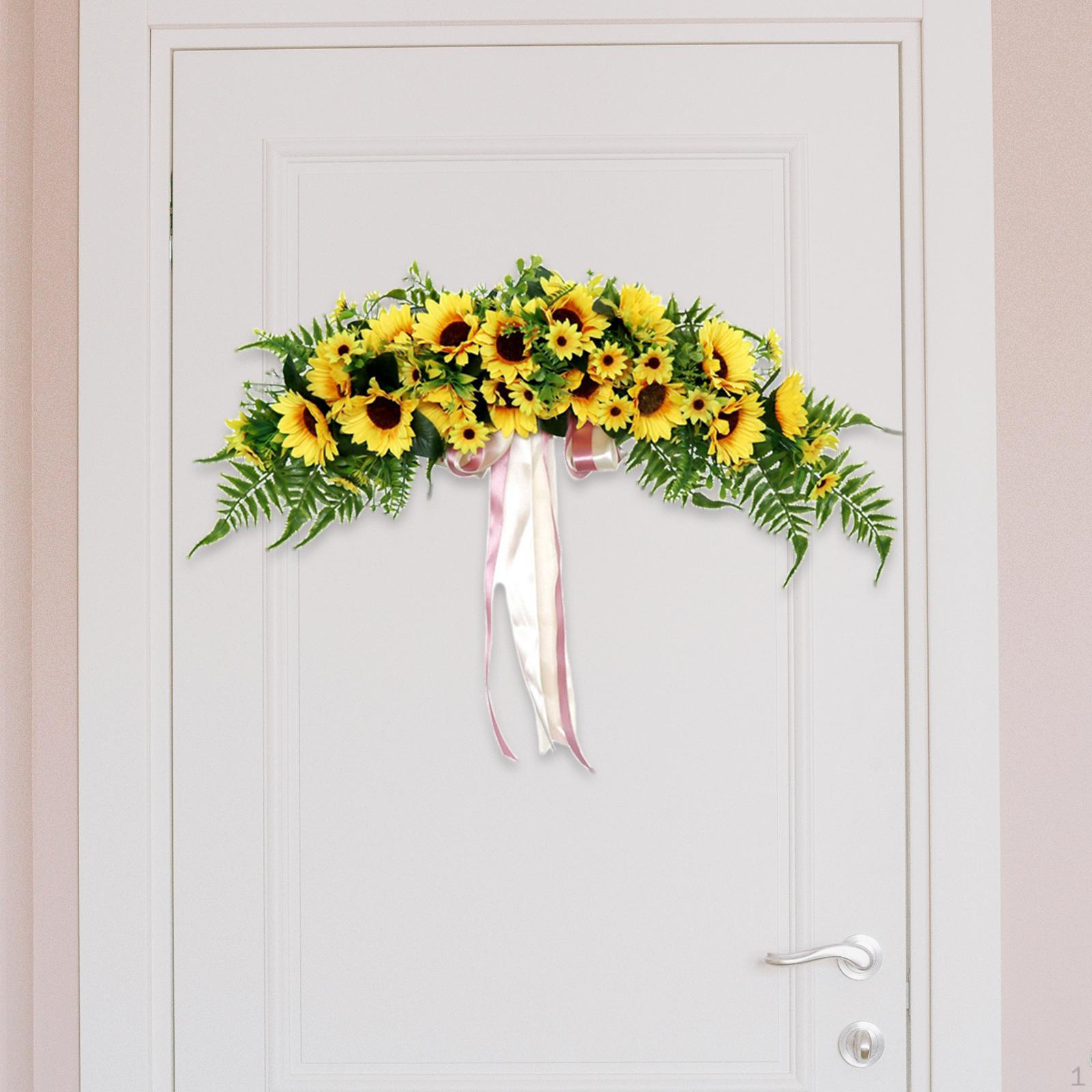 Handmade Artificial Swag Arch Wreath Centerpiece for Wall Door Decoration