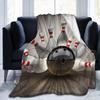 Bowling Sport Revival Digital-printed Polyester Bedroom Velvet Flannel Soft Sofa Cover Blanket Fleece Soft Sofa Cover Blankets