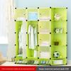 Vanden Minimalist Plastic Wardrobe: Children's & Adult Bedroom/Dorm Single Resin Storage Closet