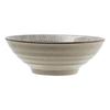 Retro Japanese Bamboo Hat Ceramic Bowl, 7-inch Tableware for Breakfast, Noodles, or Rice.