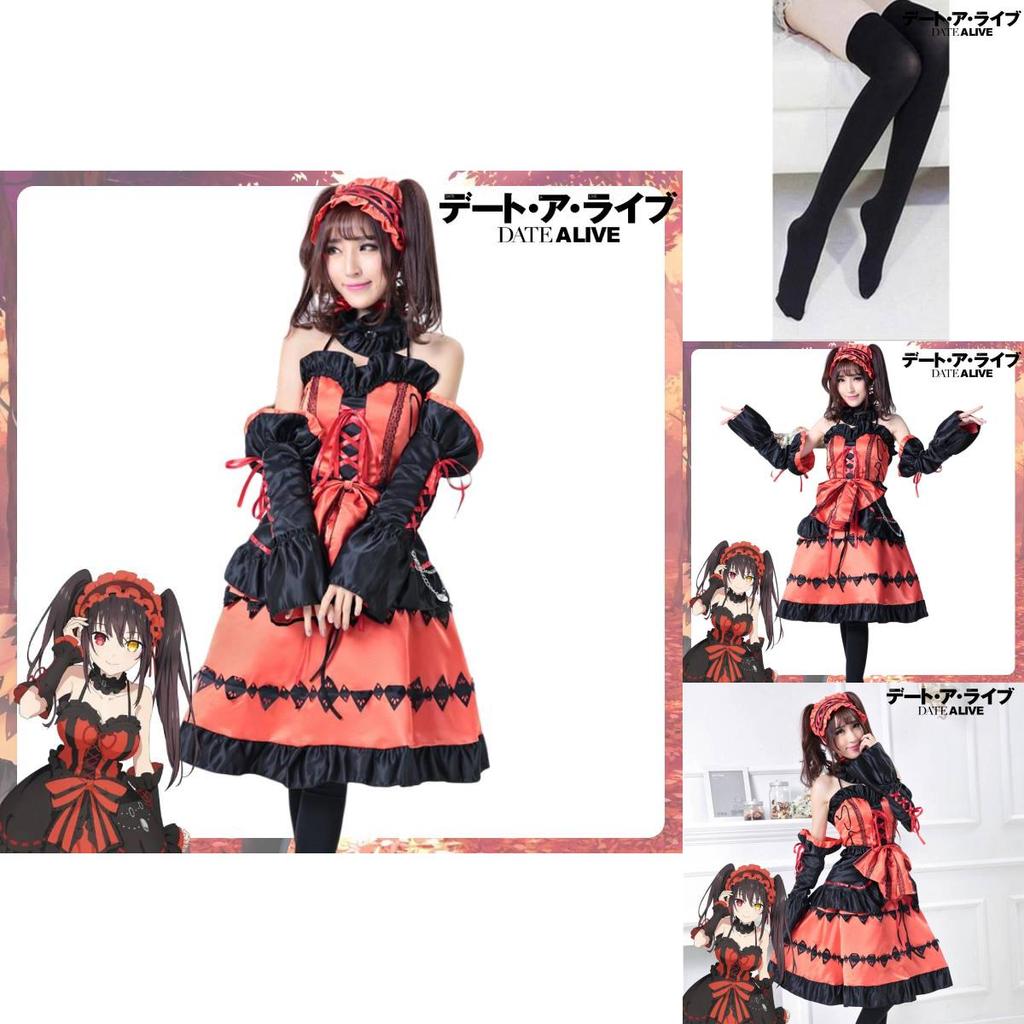 Exquisite Nightmare Tokisaki Kurumi Fancy Dress For Cosplay And Parties