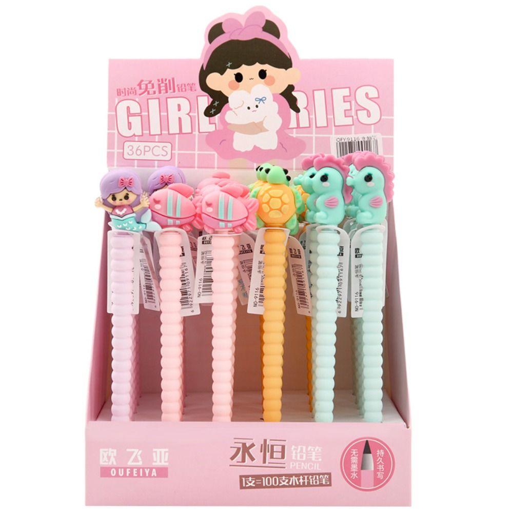 

Долговечный милый вечный карандаш, который нелегко сломать, неограниченное количество карандашей для письма, студенческий A