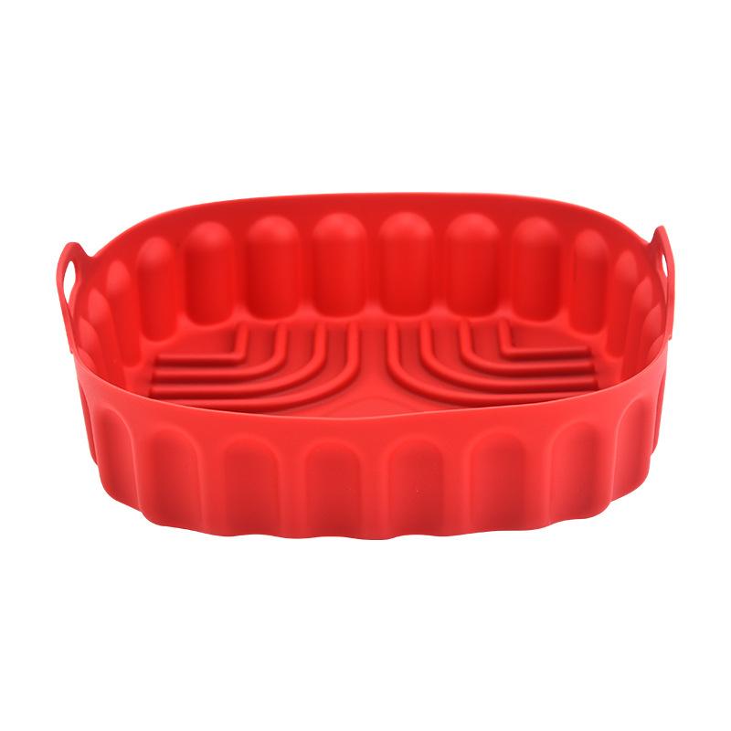 

Food Grade Fryer Silicone Baking Tray High Temperature Resistant Silicone Thick Baking Tray Cake Pizza Non ,stick Baking Tray One Size червоний