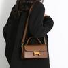 Square Bag Female Autumn And Winter New Buckle Fashion Simple Texture Single Shoulder Crossbody Bag This Year'S Popular Handbag