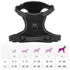 Reflective Adjustable Dog Harness Black XL