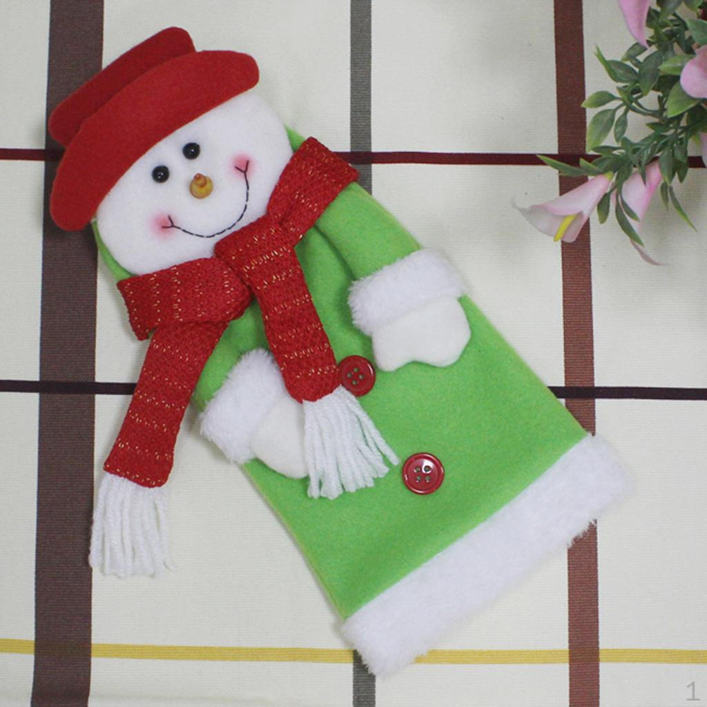 

Рождественские бутылки Декорации для праздничного ужина Snowman