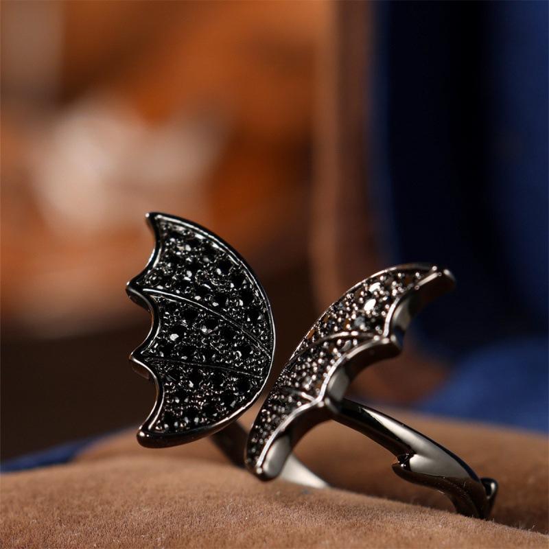 Wish butterfly open ring simple personality niche elegant ring ring adjustable open ring