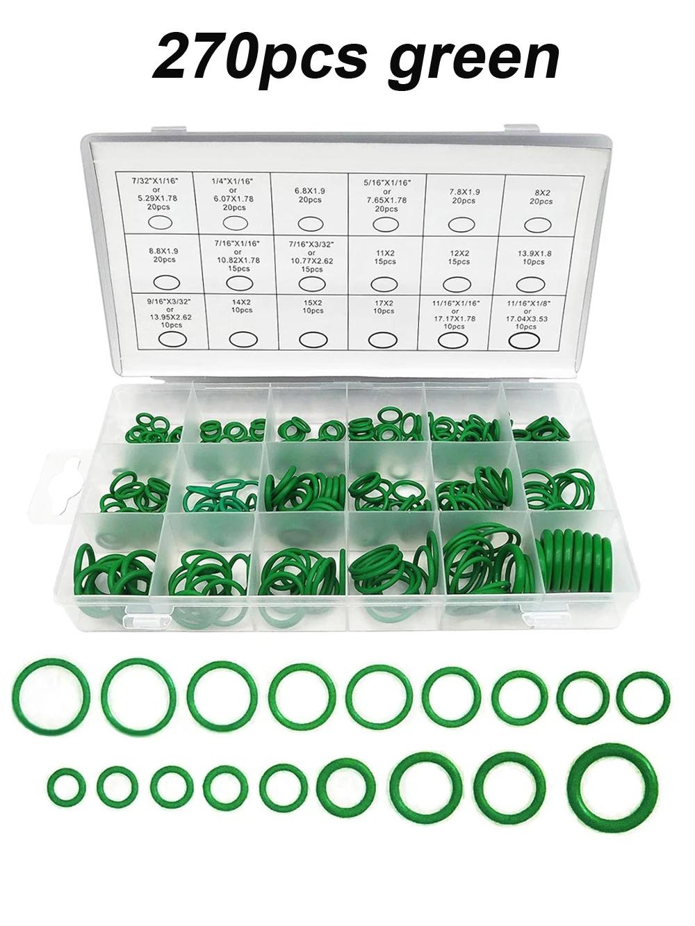 

530/270Pcs O-Type Sealing Rubber Ring Automotive Air-Conditioning Compression Confidential Seal Maintenance Rubber Accessories