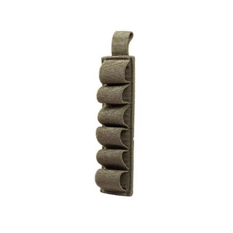 Tactical Outdoor 6 Round Shotgun Shell Holder Ammunition Pistol Bullet Reload Holder with Adhesive Backing Sticker