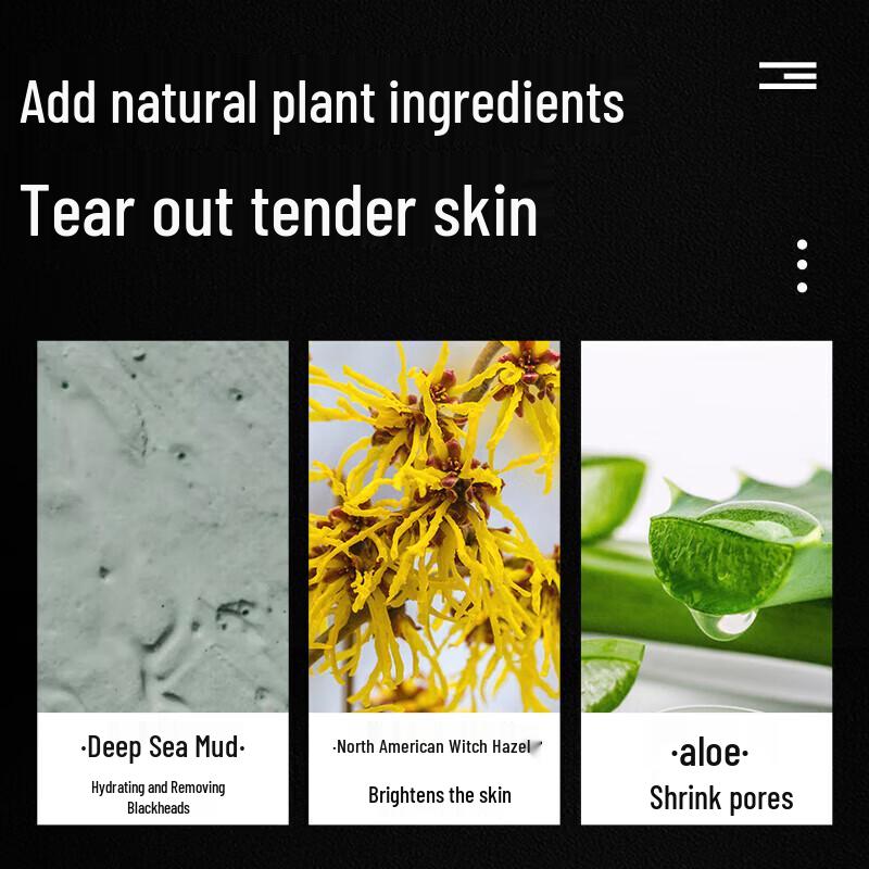 Jiuyecao Deep Cleansing Blackhead Removal Peel-Off Mask