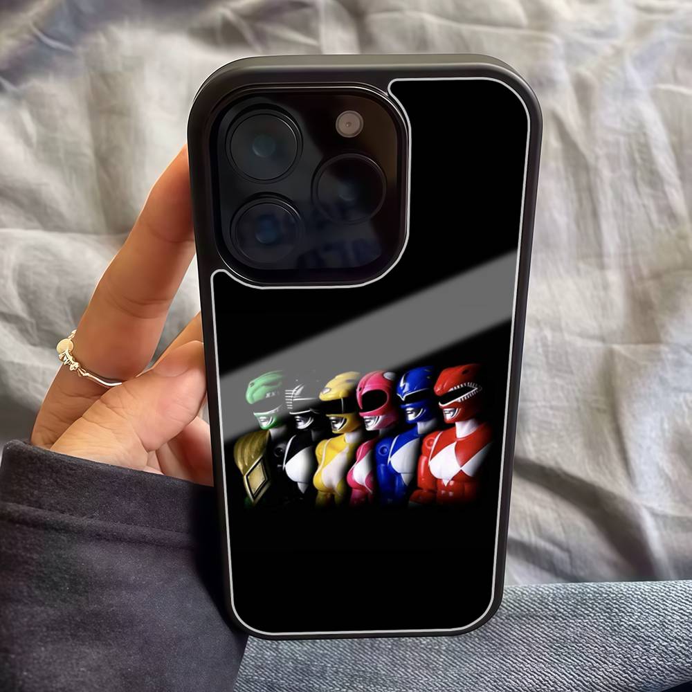 

P-PowerS-COOL R-RangerS Phone Case For IPhone 17 Promax Air 16 E 15 14 13 12 11 Pro Max Y2K PC+TPU Cover iPhone 16