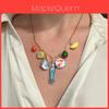 Kupfer Herzform Halskette für Damen Mit Frischem Süßem Stil Sommer Schmuck Kollektion