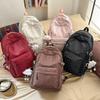 Polka Dot Lightweight Backpack for High School Girls, Simple and Trendy Design