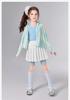[Printed Ice Feel Hooded Sunscreen Clothing] Girls' 25 Summer Mid to Large Children's Summer Clothing Children's Thin Breathable Top