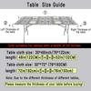 4Ft/6Ft Rectangle Vinyl Picnic Table Cloth Waterproof Elastic Fitted Table Covers Outdoor Table Cover for Camping Dining Indoor