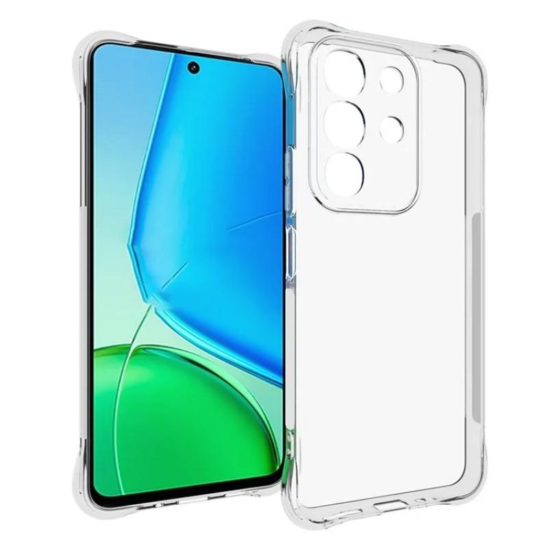 

Для vivo T4x 5G/vivo Y29 4G Прозрачный ТПУ чехол WANLONFENG Серия TM 2.0мм Задняя крышка телефона Transparent