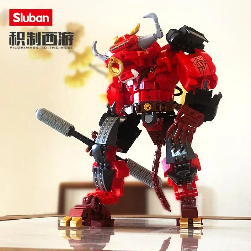 Mech Robot Model Building Blocks Toy Set Creativity Movies Action Figure Warrior DIY Assemble Bricks Toys for Children Gifts