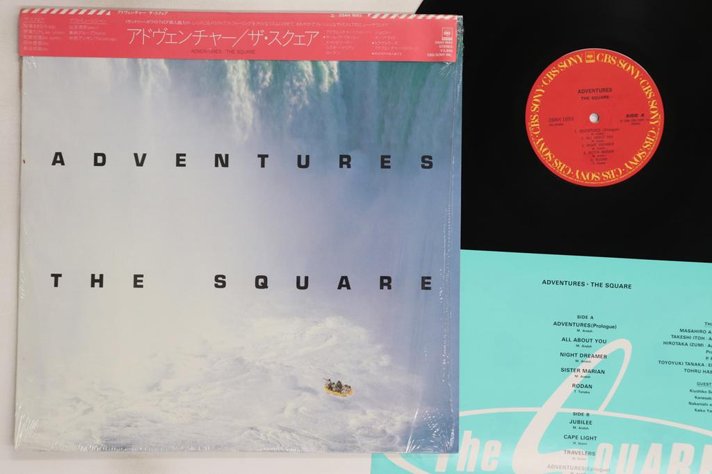 LP Record SQUARE - Adventures 28AH1693 CBS SONY 1984 Japan Obi Jazz Used