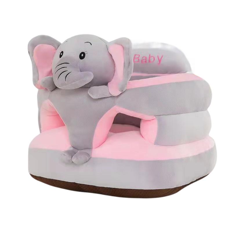 Plush Cartoon Baby Training Seat: Children's Safety Backrest Sofa