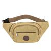 Men's Canvas Purse Leisure Outdoor Sports Waist Bag Multifunctional Mobile Phone Bag Cashier Chest Bag Leisure Wind Backpack.