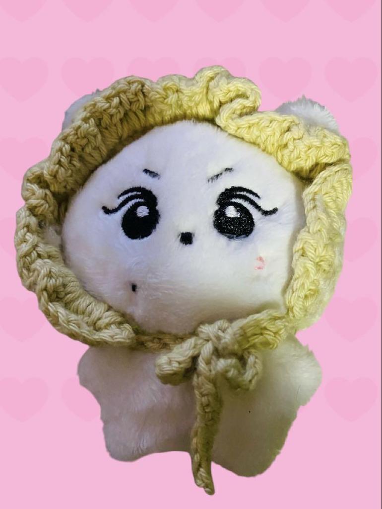 [USED] enhypen jungwon 10cm doll with knitted hat yancomi
