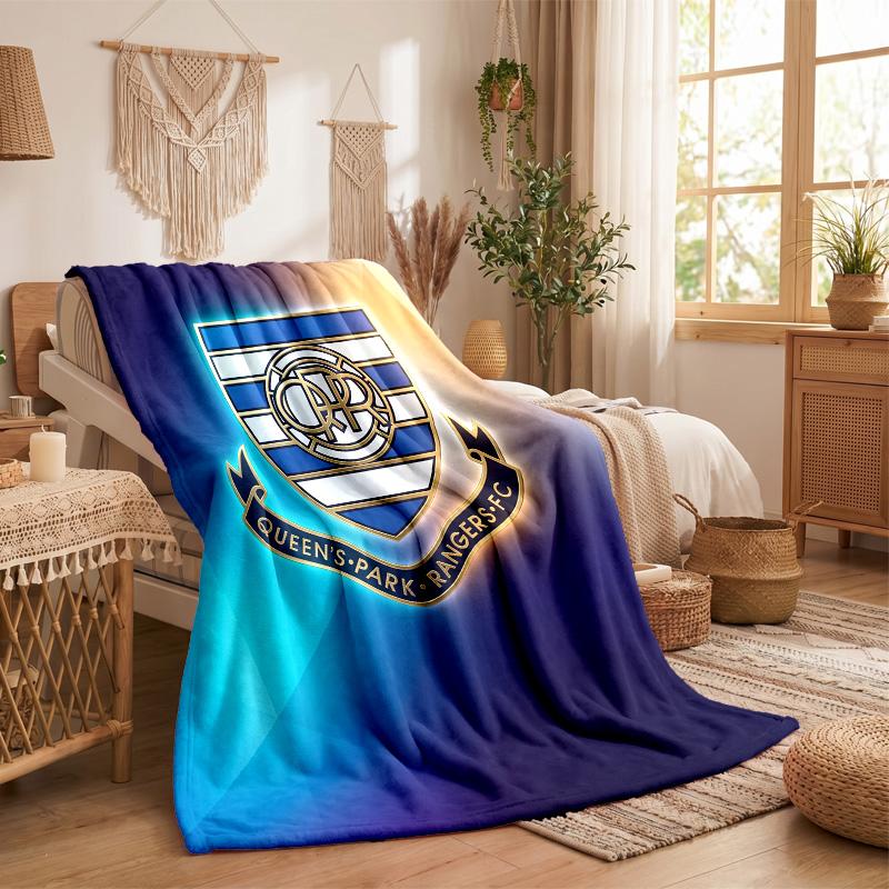 Queens Park Rangers Football Print Flannel Blanket Soft Warm Sofa Bed Throw Blanket For Home Office Bedroom