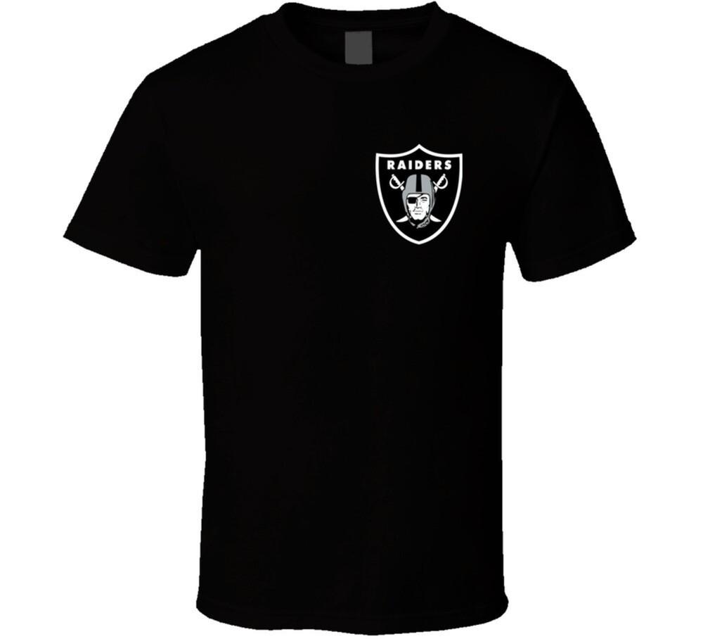 Oakland Raiders Small Emblem  Unisex T-Shirt S