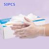 50Pcs Food Grade Waterproof White Nitrile Work Gloves Disposable Latex Cleaning Tools Medical Film Cosmetic Kitchen Gloves