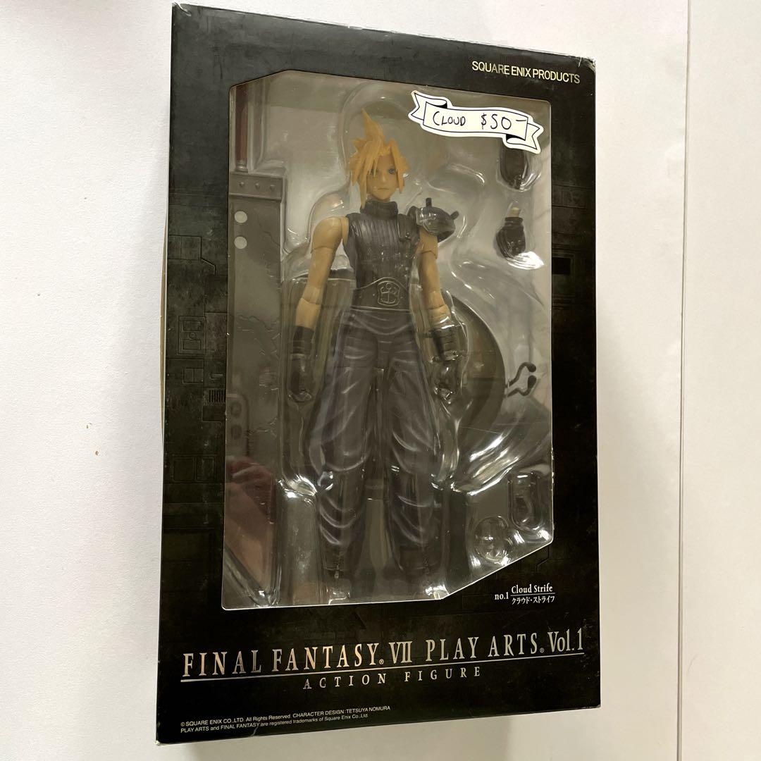 

[USED] Final Fantasy VII Play Arts Cloud Strife Figure
