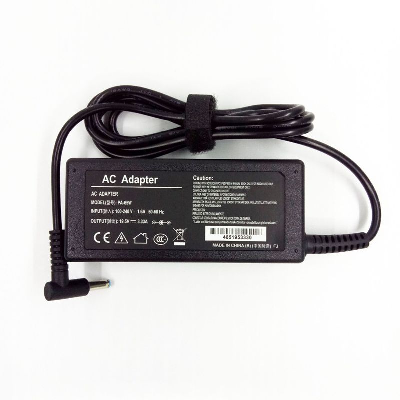 AC Adapter 19.5V 3.33A 65W 4.5*3.0mm Laptop Charger Adapter For HP Envy 17-j010us Pavilion 15-j000 Chromebook 11 G4 G5 EE 14 G3