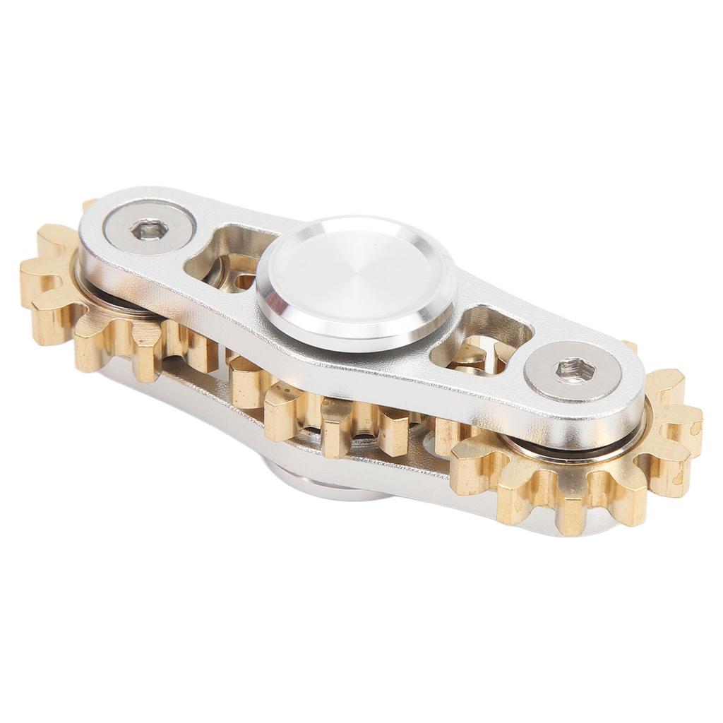 Gears Linkage Rotating Toy Kid Adult Metal ADHD Anxiety Stress Relief Bearing Finger Rotating Toy
