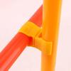 6Pcs Yellow Football Training Flag Pole Clip Football Training Obstacle Buckle  Outdoor