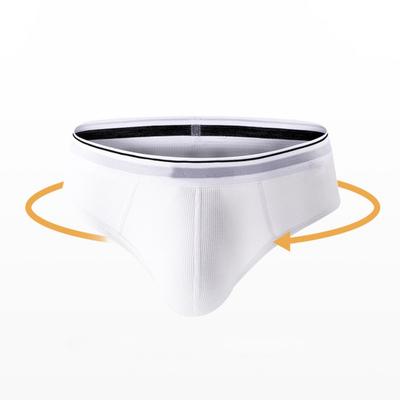 Ανδρικά σλιπ με φαρδιά μέση Ψηλόμεσο εσώρουχο μοντάλ αναπνεύσιμο τρισδιάστατο εσώρουχο που στεγνώνει γρήγορα και χωρίς ραφή