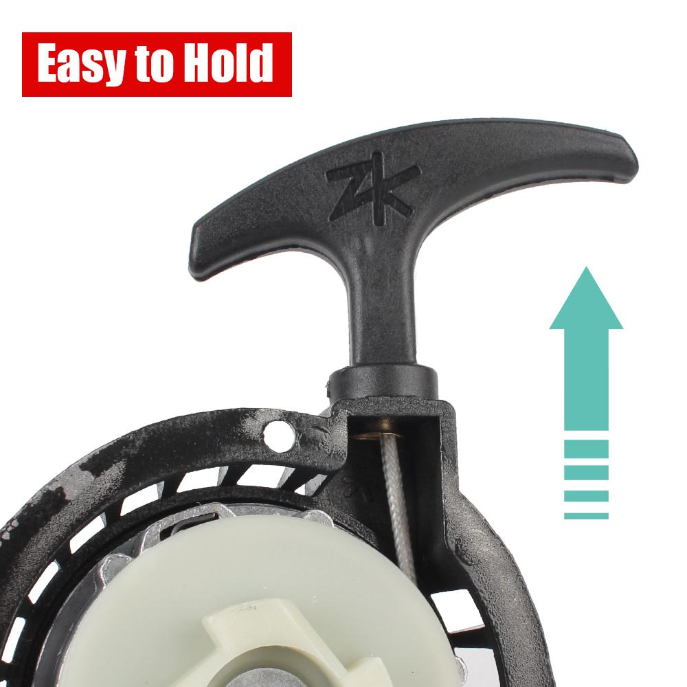 Recoil Start Aluminum Alloy 47cc 49cc Easy Pull Starter For 2 Stoke Pocket Bike Mini Moto ATV Quad Dirt Pit Bike