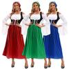 Halloween New Adult Medieval Farm Maid Munich Oktoberfest Dress Parent-child Performance Clothes