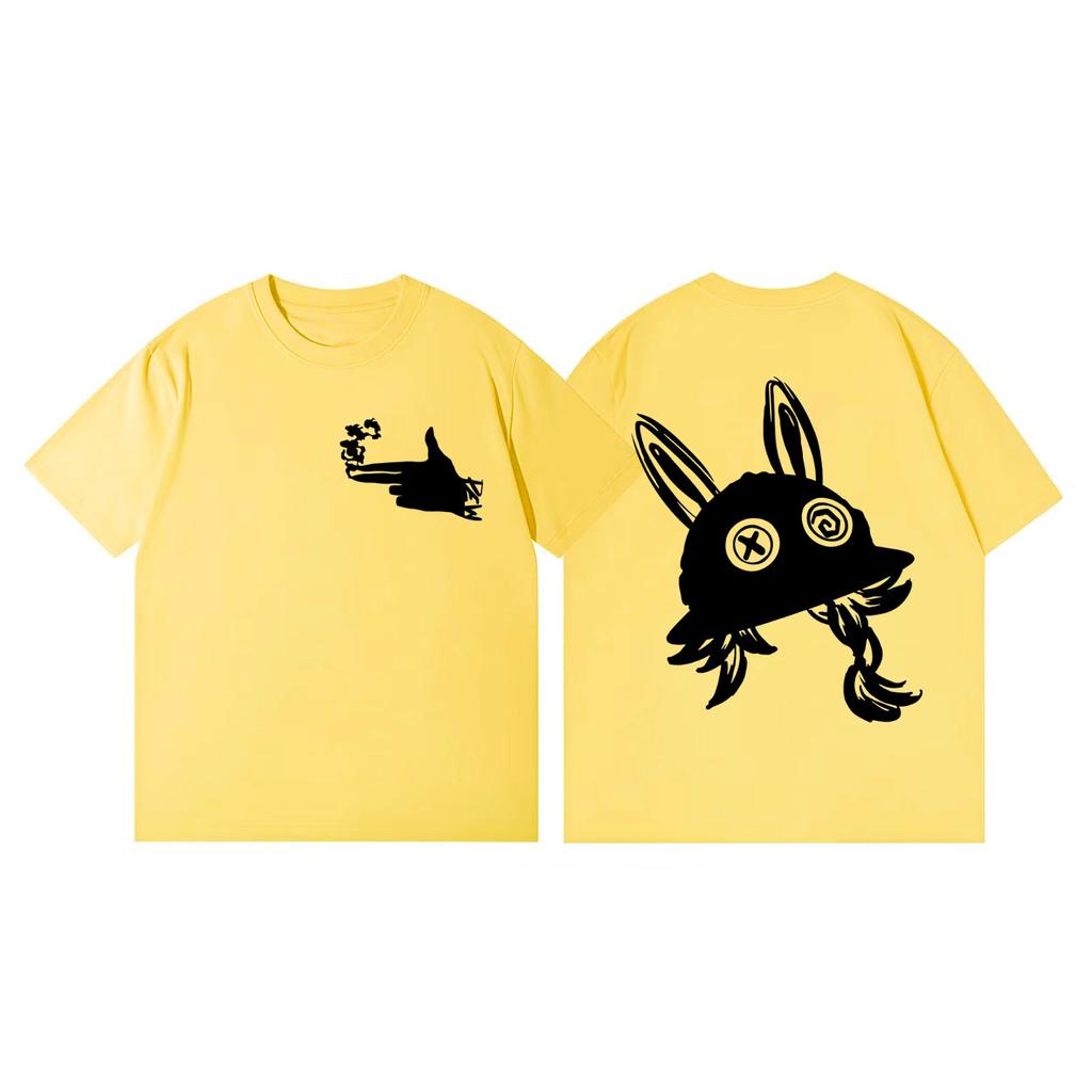 Arcane Game Double Sided Graphic T Shirts Men Women High Quality Fashion Oversized Tshirts Summer Casual Short Sleeve Tshirt