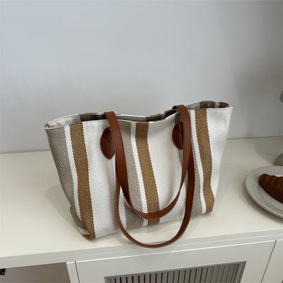 Literary Canvas Bag Women'S Early Autumn Fashion Casual Tote Bag Trend Messenger Bag