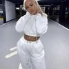 Women 2 Piece Set Casual Sport Outfits Tracksuit Hoodies Sweatshirt+Sweatpants Jogger Pants Fashion Winter Sportswear