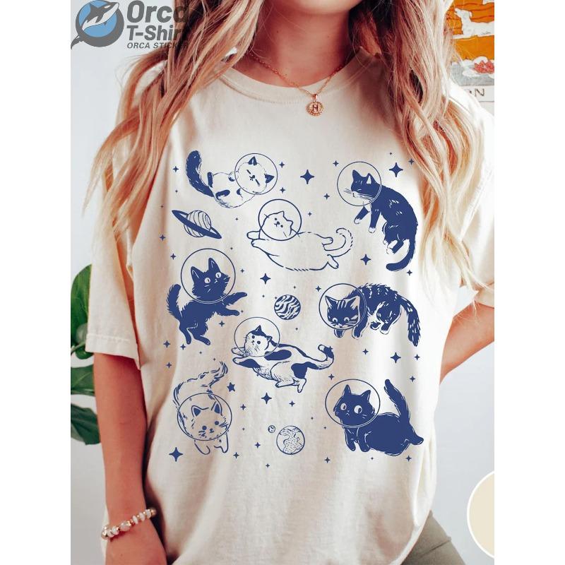 

Fashionable Women s Pattern Printed T-shirt -Casual Short Sleeve Round Neck Top - Lightweight and Breathable, Suitable for Spring and Summer Wardrobes S абрикосовый