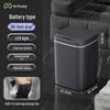 Waterproof Smart Sensor Trash Can with Automatic Lid for Kitchen, Bathroom, and Living Room