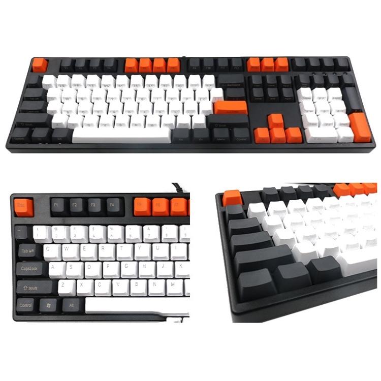 Mekanisk Tastatur Laser PBT Tastekapsel Karbon Uten Ord