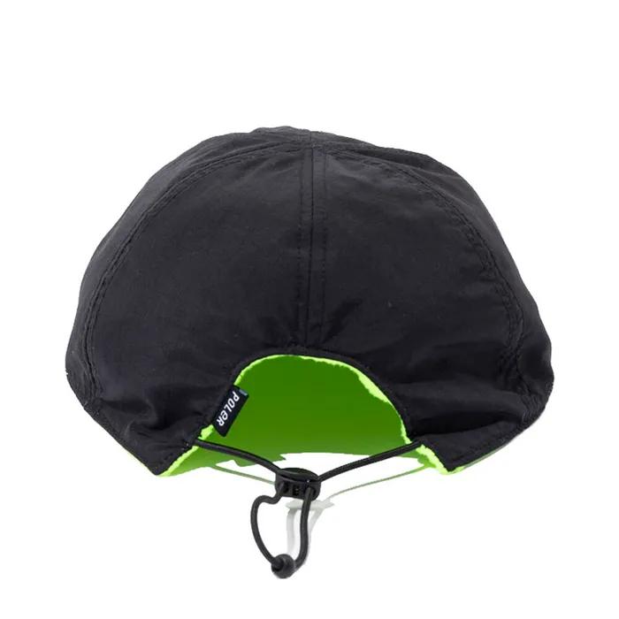 Reversible Fleece Cap BLACK YELLOW