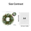 50cm Christmas Wreath Artificial Flower Decoration Wreath Door Hanging Wall Hanging