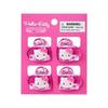 Sanrio Mini Hair Clip 4-Piece Set Hello Kitty Pink ABS Resin Suitable Ages 3 Up 159069