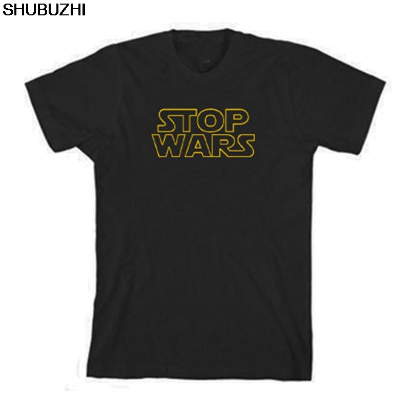 Summer Fashion Tshirt Stop Wars Tshirt Democrat Republican Unisexs Political Tshirt Pacifist Slogan Short Sleeve Tshirt Sbz370