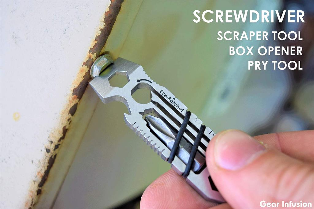Nástroj Gear Infusion EverRatchet Ratchet Keychain Tool