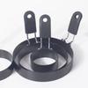 Non-Stick Round Egg Rings with Dipped Handles (3-Pack)
