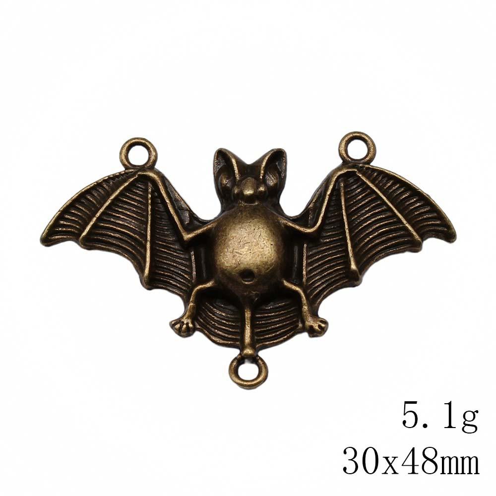 Valentýnský náramek s přívěsky Italský přívěsek s přívěsky pavouka a netopýra Publikum Mužský přívěsek